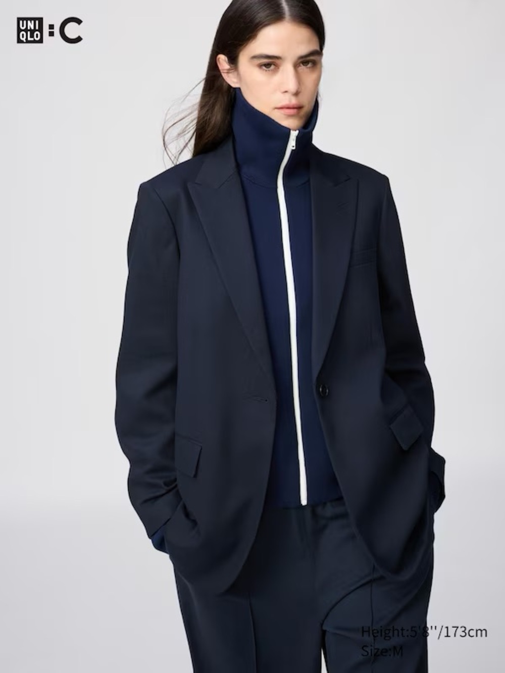 Uniqlo C Single-Breasted Blazer